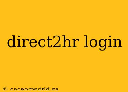 direct2hr login