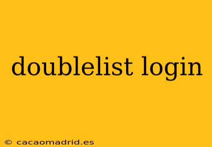 doublelist login